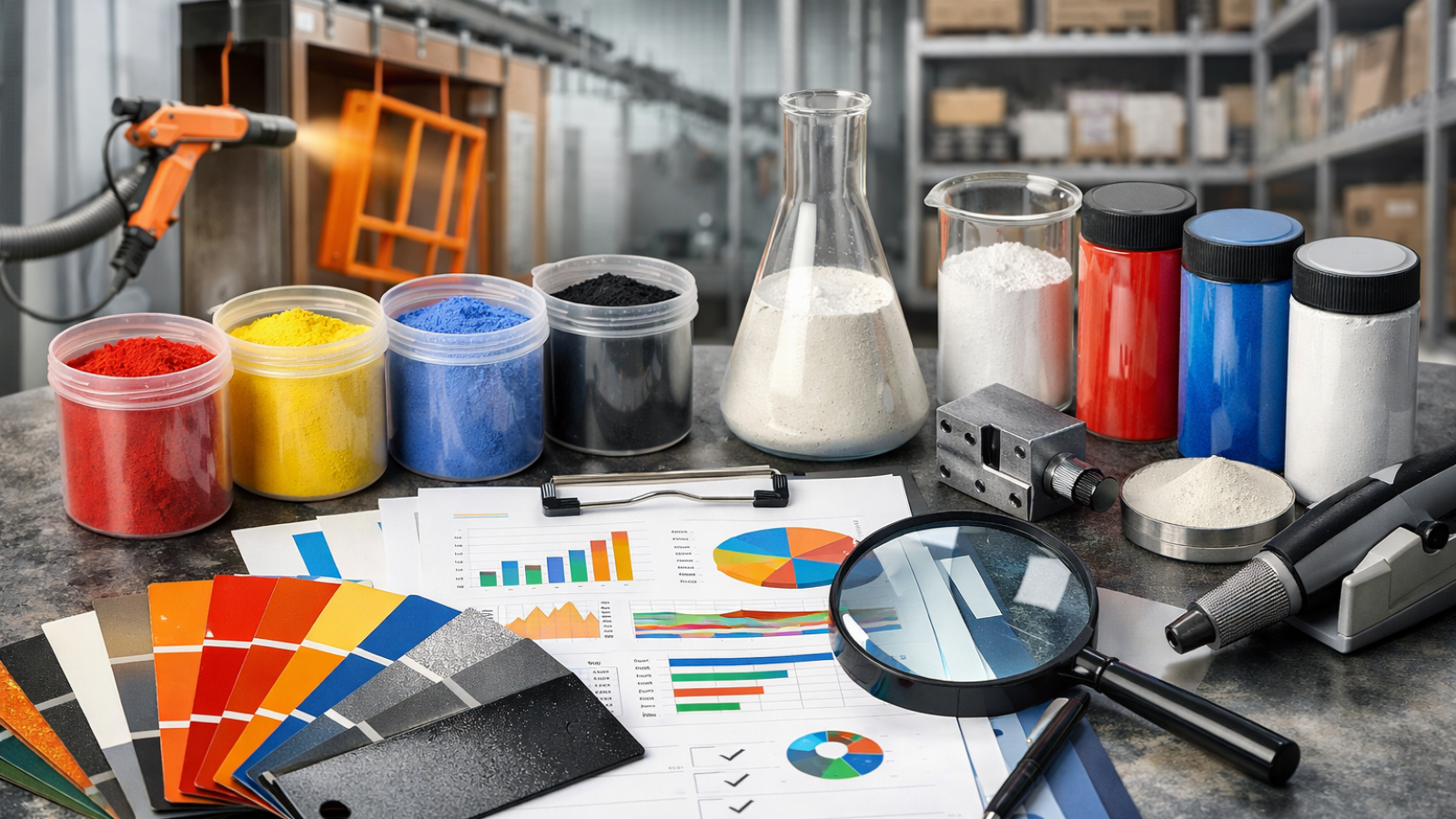 Jak wybrać dostawcę farb proszkowych?